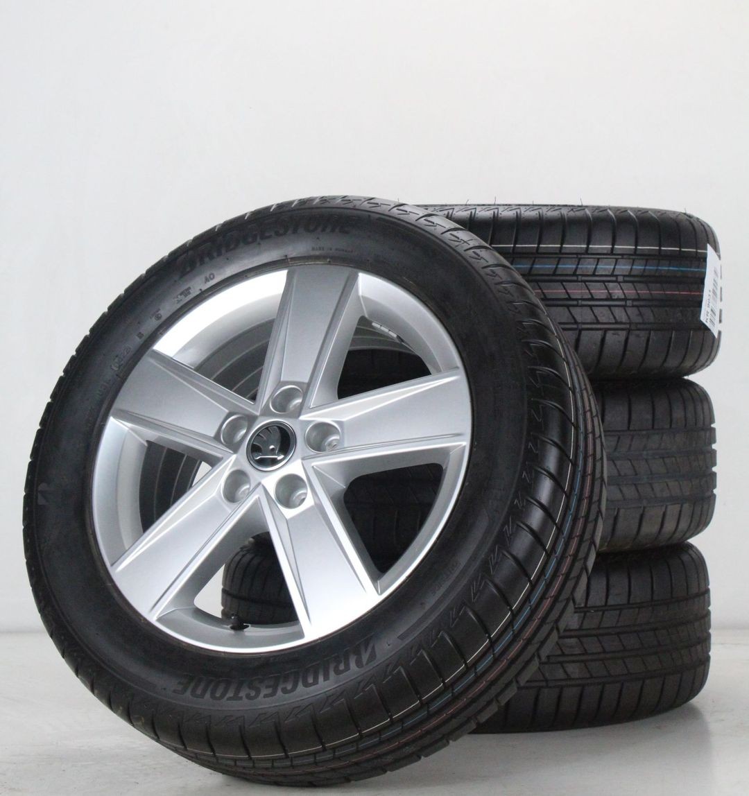 Skoda Octavia III 5E Summer Wheels 16 Inch Alloy Rims Silver Rims 5E0601025M
