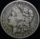 1888-S Morgan Silver Dollar 90% Silver VF Key Date #D14