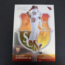 2024 Panini Select - Select Certified Rookies Marvin Harrison Jr. #5 (RC)