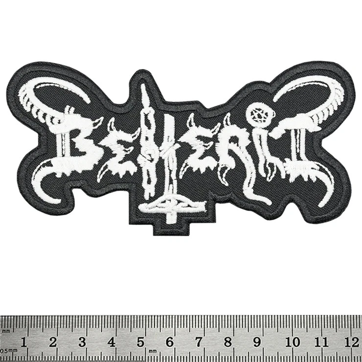 Death Band Logo Large Embroidered Sew-On Back Patch for Jacket Vest