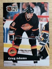 1991-92 Pro Set French #243 Greg Adams