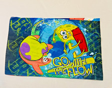VTG SpongeBob Squarepants Nickelodeon Pillow Case Standard Size 2000s Patrick