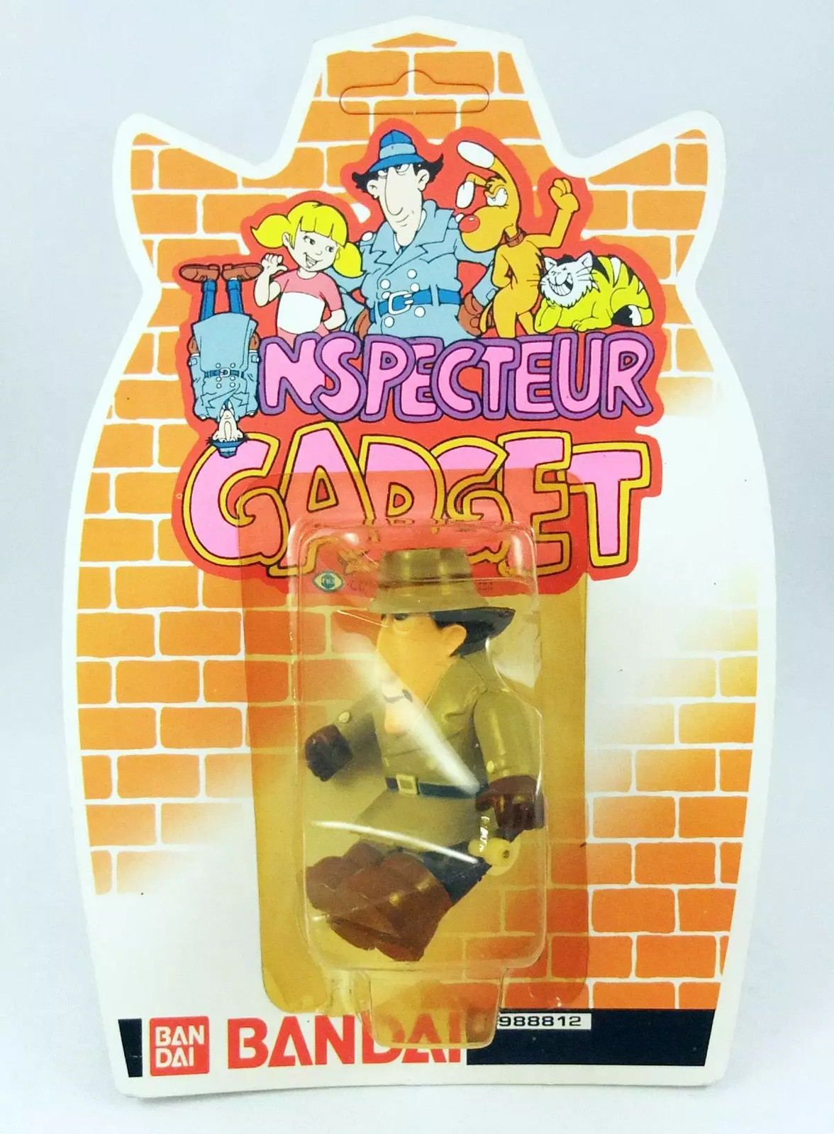 Inspecteur Gadget figurine vintage souvenir enfance jouet mécanique Bandai