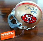 Jerry Rice San Francisco 49'ers Signed Lil' Riddell Mini Helmet w/ Box