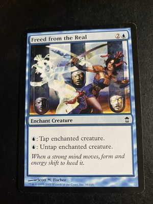 MTG - LP - 1 X  Freed from the Real - Saviors of Kamigawa