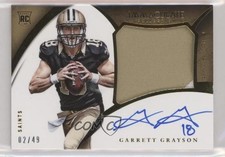 2015 Panini Immaculate Premium Rookie /49 Garrett Grayson RPA Patch Auto RC