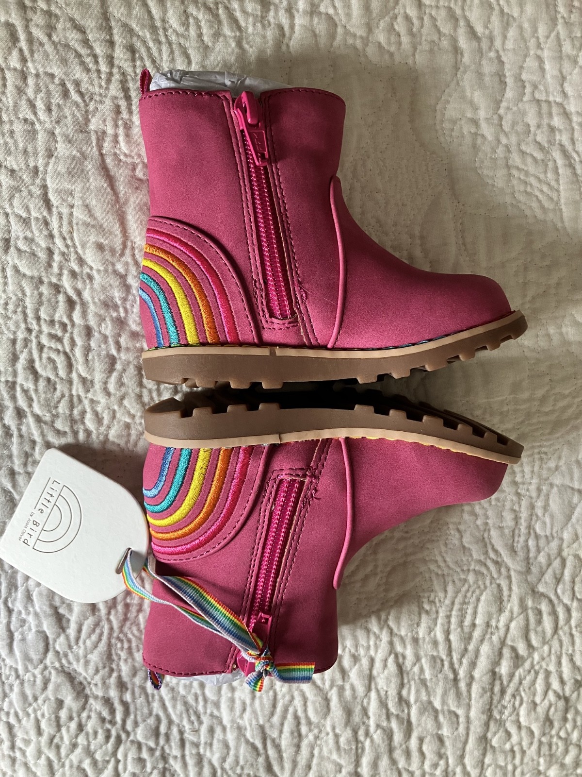 New Little Bird by Jools Oliver Pink Chelsea Boots | RRP £30 | Size 5 | Sold Out image 10