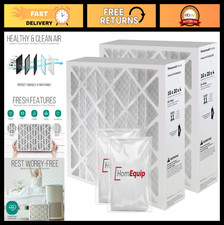 16x20x4 MERV 11 AC Furnace Air Filter Replacement - 2-Pack with Disposal Bag