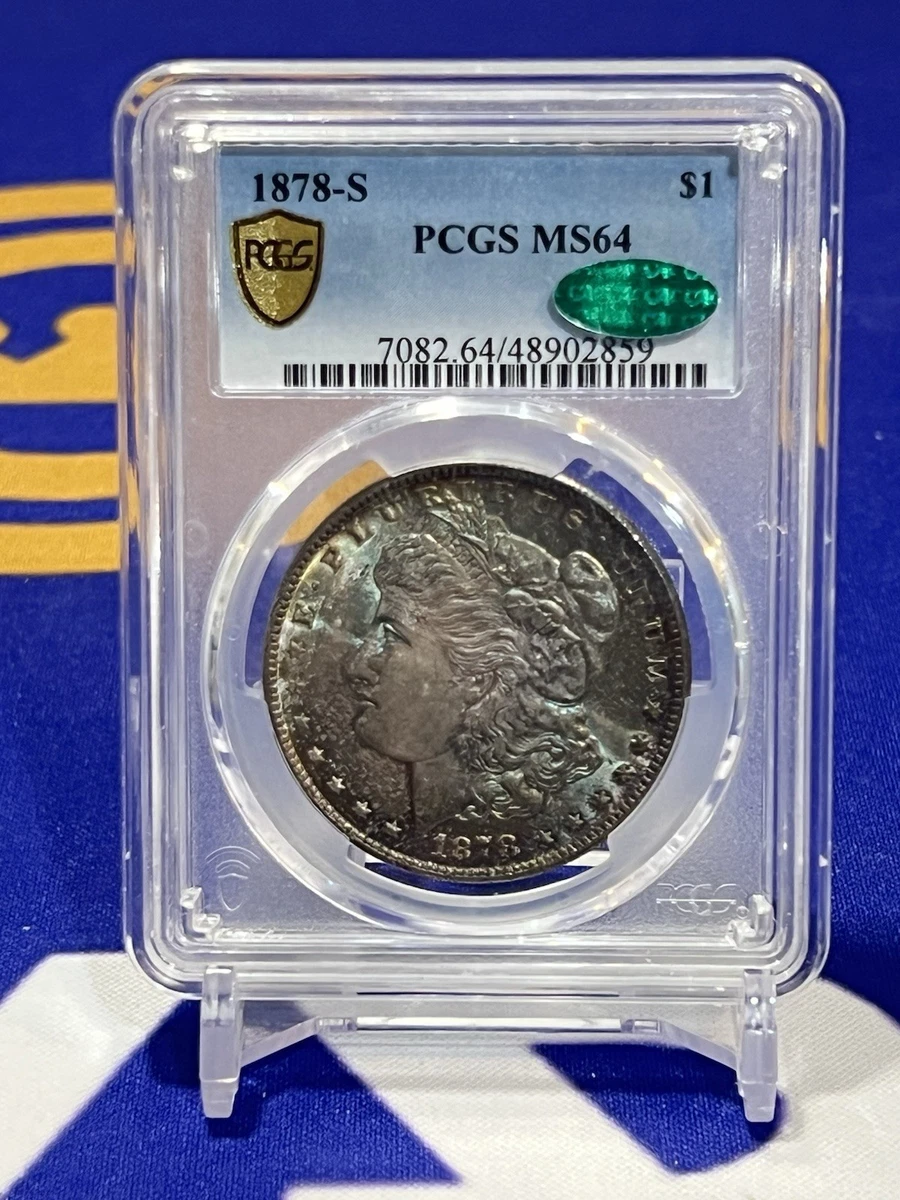 Uncirculated Silver 1878 Year Morgan US Dollars (1878-1921) for