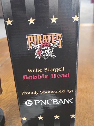 SGA Pittsburgh Pirates Willie Stargell Bobblehead PNC Bank 2002 W/ Game Ticket - Picture 4 of 10