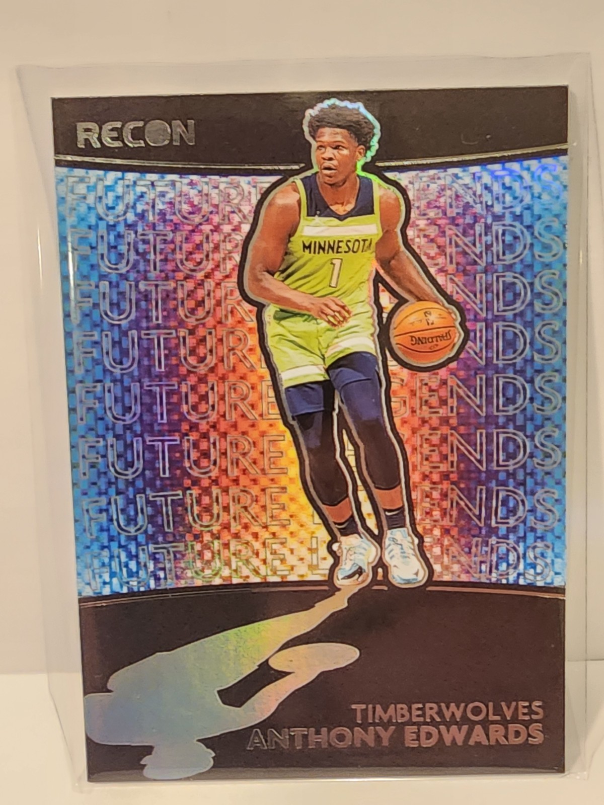 2020-21 Panini Recon Anthony Edwards Future Legends #1 RC 