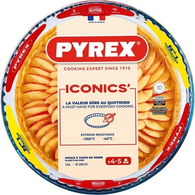 Tortenform/Tortenpfanne by PYREX*Durchm.: 28 cm*Borosilikatglas*NEU & UNBENUTZT