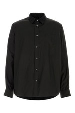 SACAI Black Poplin And Oxford Shirt New  Authentic