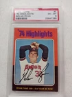 1975 Topps #5 Nolan Ryan '74 Highlights PSA 6 EX-MT
