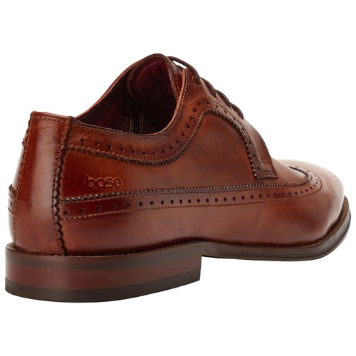 Zapatos Base London Para Hombres Havisham Brogue Cuero Con Cordones Trabajo Escuela Formal Inteligente - Imagen 19 de 21