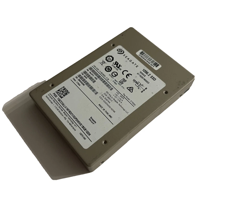 Seagate 1.92TB SSD SAS 2.5” Server Enterprise SSD ST1920FM003 - Image 3 of 4