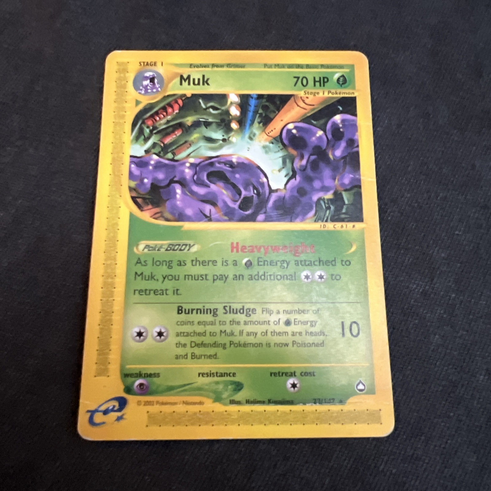 Muk - 23/147 - Pokemon Aquapolis Non-Holo Card HP