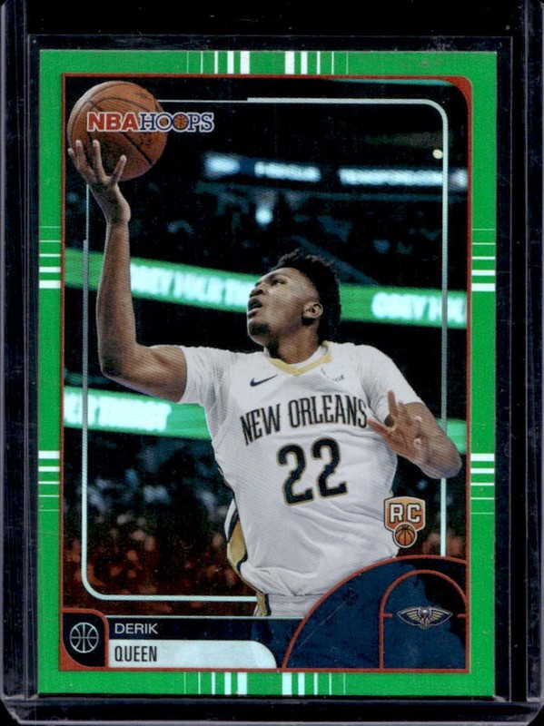 2025-26 Topps Hoops Derik Queen RC Green Rookie #62 Pelicans