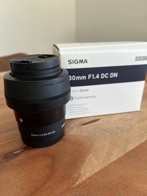  Top Sigma 30mm F1.4 DC DN Contemporary für Sony E Mount APS-C Objektiv neuwert