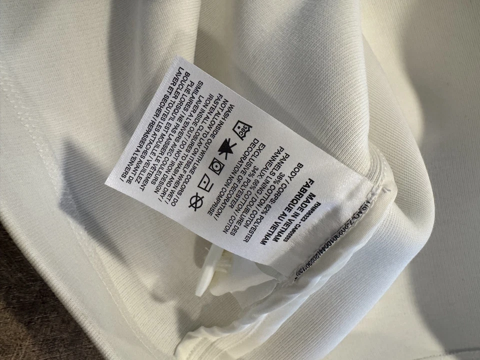 NUEVO CON ETIQUETAS Para hombres Nike Sportswear Tech Fleece Trench Coat Chaqueta Mediano Suelto Blanco Foto 4 de 4