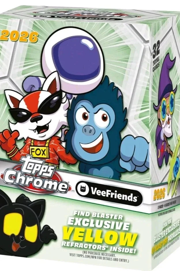 TOPPS CHROME VEEFRIENDS | BLASTER BOXES | CLAIRE | RANDOM & PERSONALS