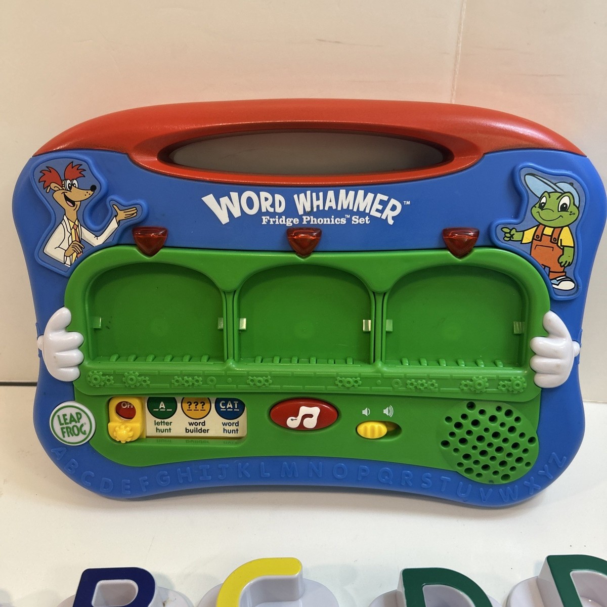 LEAPFROG WORD WHAMMER FRIDGE PHONICS SET 100% COMPLETE (31 Letters