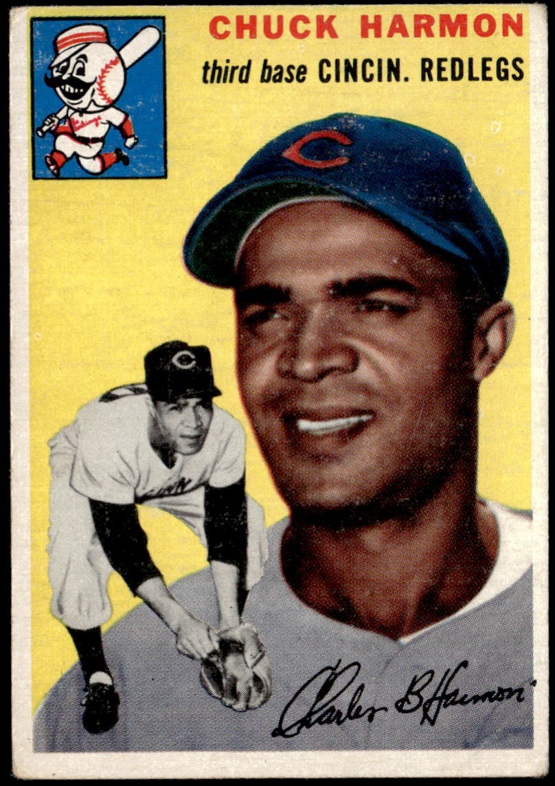 1954 Topps #182 Chuck Harmon F5
