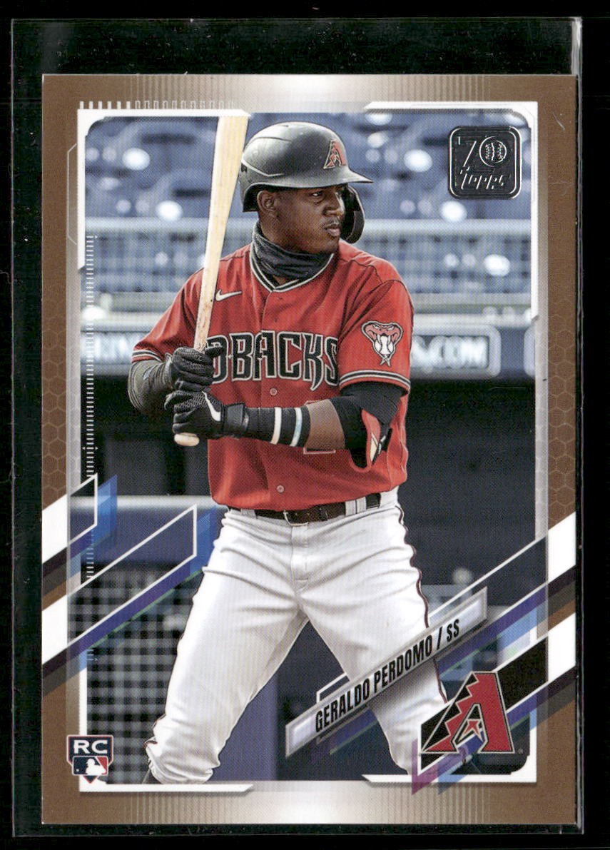 2021 Topps Update #US268 Geraldo Perdomo Gold #/2021