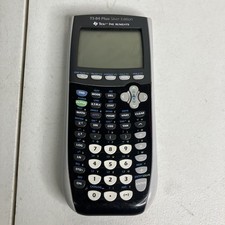 TI-84 Plus Silver Edition Calculator Texas Instruments - Tested No Cover 