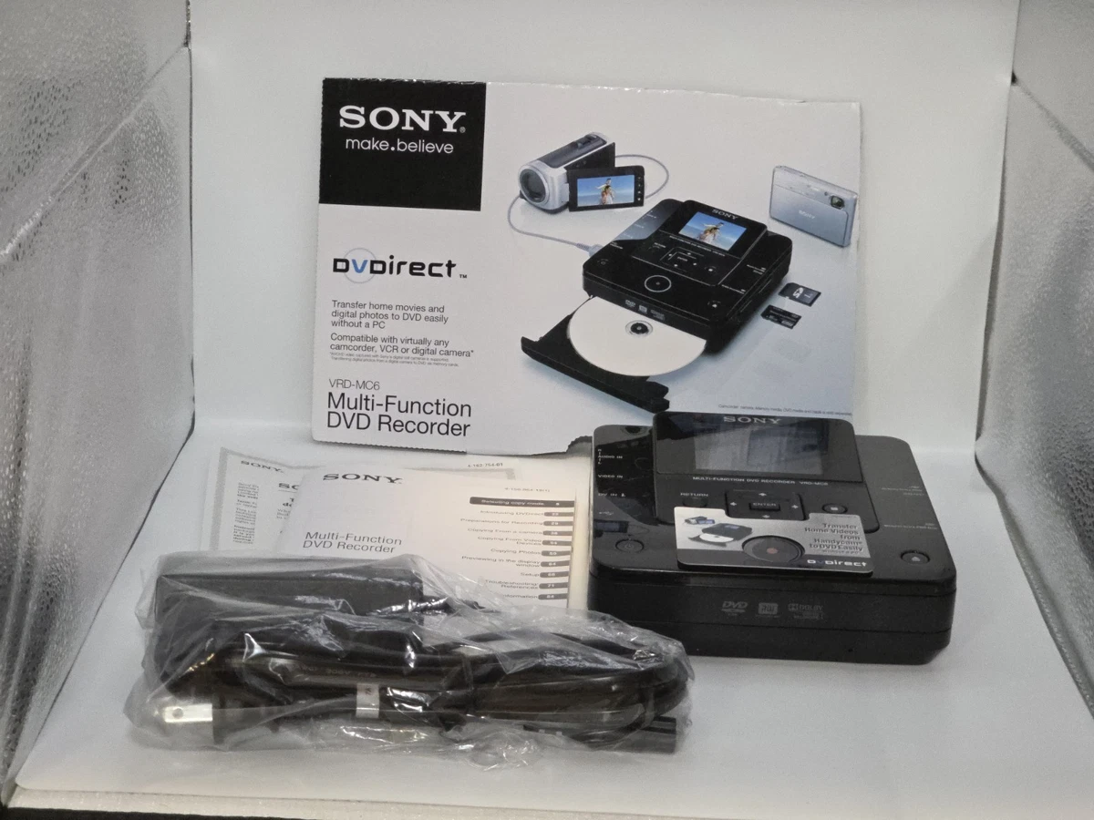値下げ）SONY VRD-MC6 DVDレコーダー Sony VRD‑MC6 DVDirect Multi‑Function DVD Recorder – 2.7″ LCD