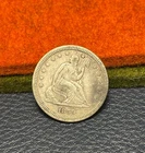 (#102364) Seated Liberty Quarter:  1859.    VF
