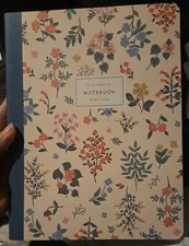Rifle Paper Co. HAWTHORNE Ruled Notebook 80 Pages 10.5×8"