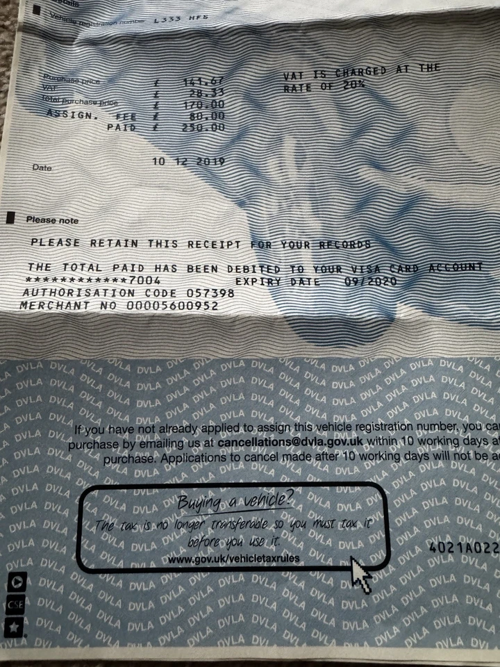 Number Plate L333 HFS - Image 4 of 4