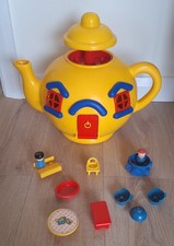 Blue Bird Vintage Big Yellow Teapot 1981
