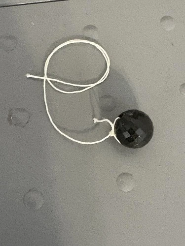 Star Wars Custom Reproduction Training Ball W/ String Millennium Falcon Kenner