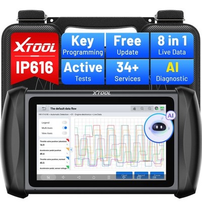 XTOOL IP616 Key Programmer OBD2 Scanner Bidirectional All System Diagnostic Tool