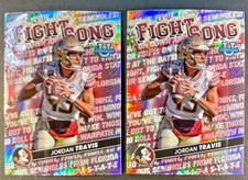 2022 Bowman's Best University FS-8 Jordan Travis Fight Song Florida State (x2)