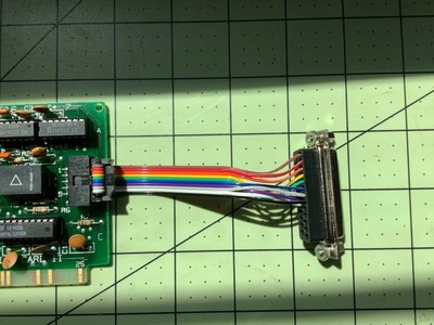 Apple Super Serial Card Rainbow Ribbon Cable Apple IIe/II+/IIgs  FREE SHIPPING