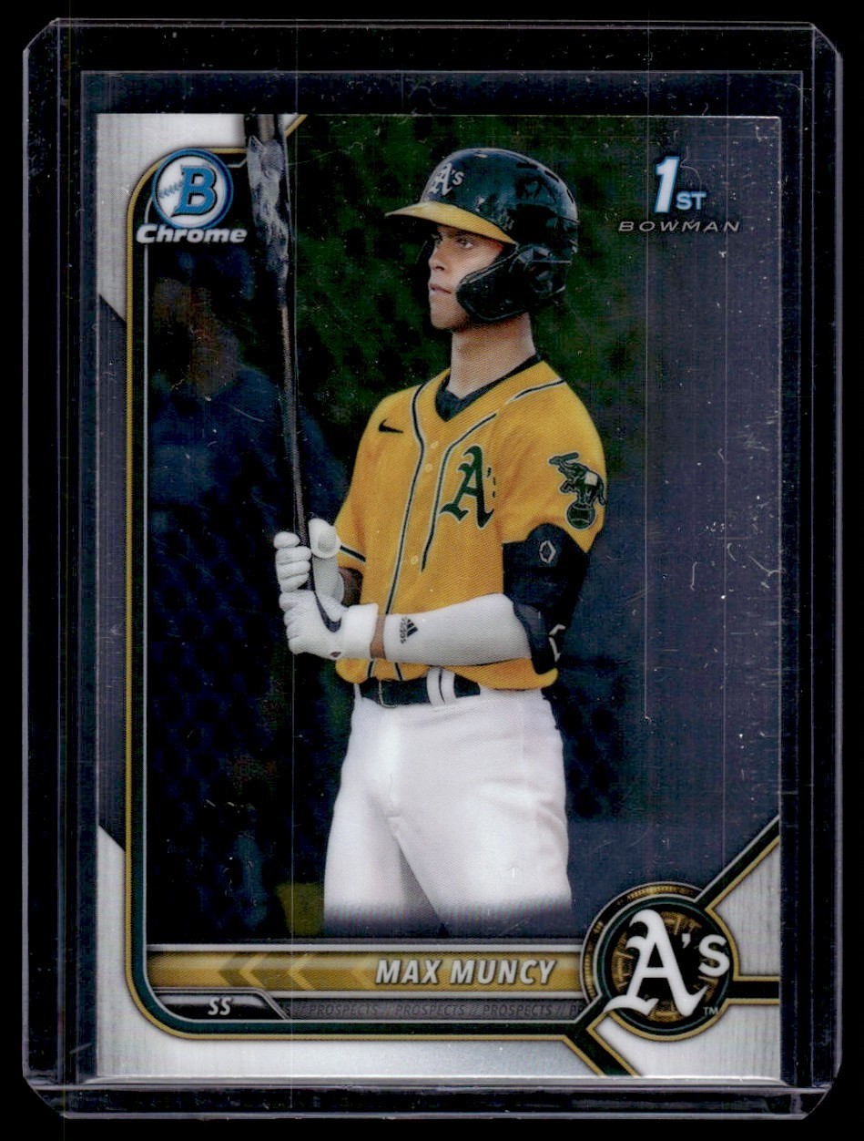 2022 Bowman Sapphire Edition Max Muncy Oakland Athletics #BCP-89