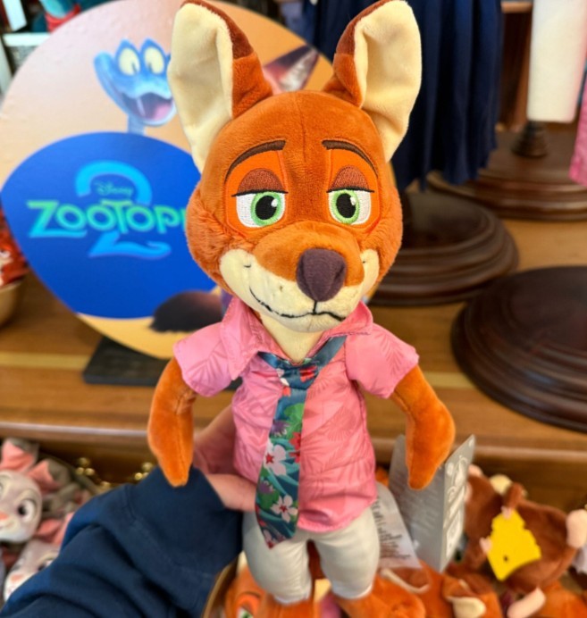 NEW🌟Disney Parks 2025 Zootopia 2 Plush Stuffed Animal Nick Wilde