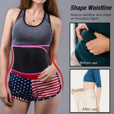 Waist Trimmer Unisex Weight Loss Sauna Trainer Wrap Belt Sweat Stomach Shaper