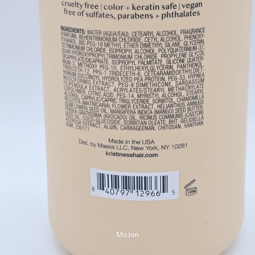 Kristin Ess Hair The One Signature Conditioner Moisturize Jumbo 33.8 Oz - Picture 6 of 7