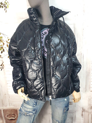 Q/S by S.Oliver Damen leichte Steppjacke  schwarz Übergangsjacke  Gr.XXL-44