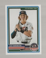 V79) 2023 Panini USA Baseball Stars and Stripes Alex Harrington RC #27