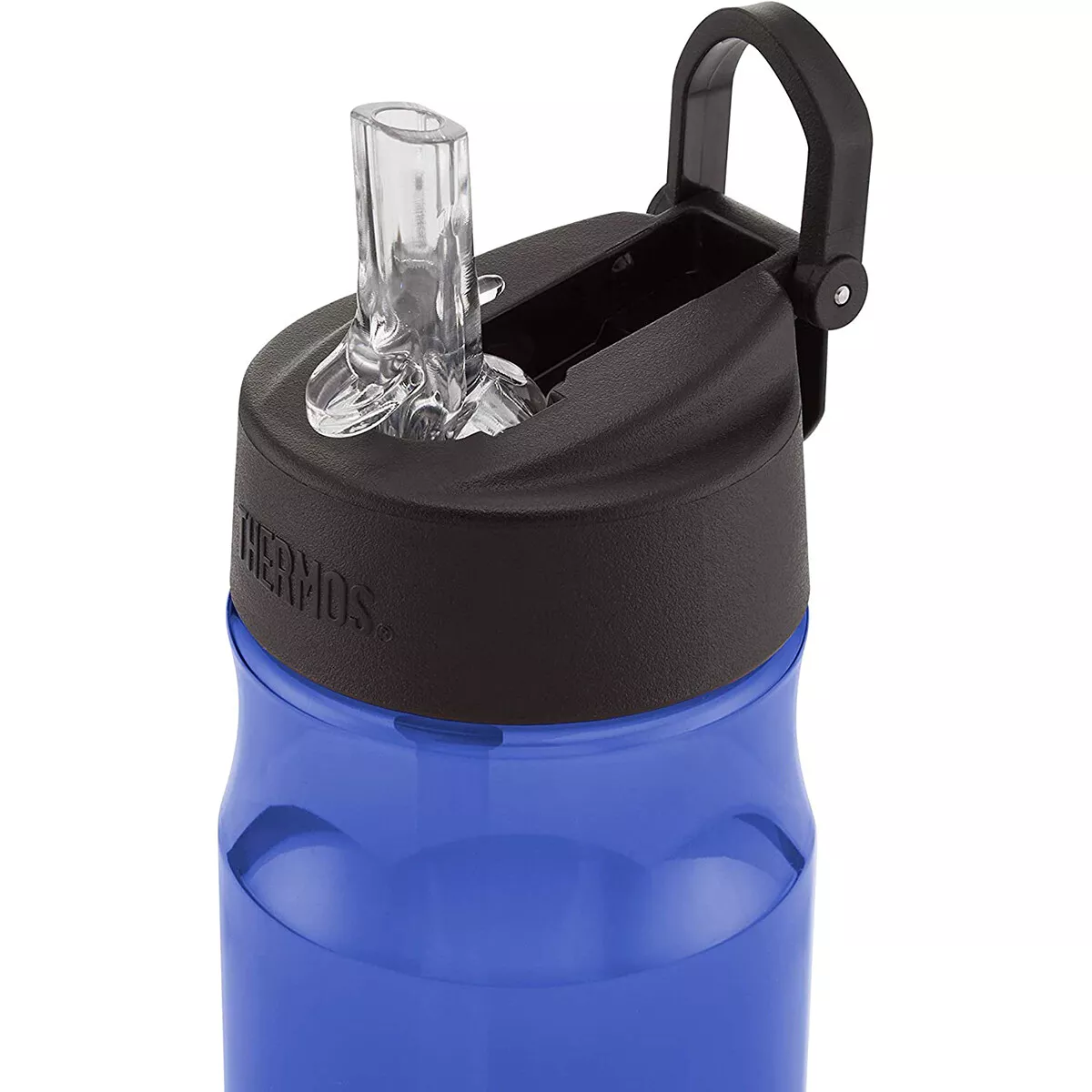 Thermos Vacuum Insulated Bottle with Straw