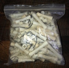 Mixed Lot Of 134 Long And Short White Perm Rods 5/8  With Elastic Band