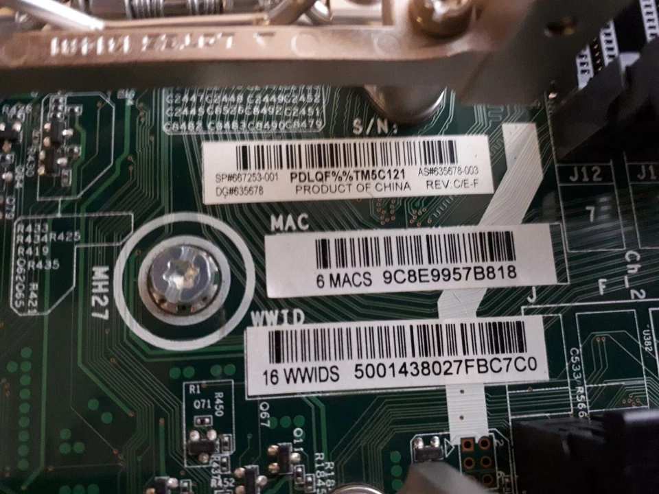 HP ProLiant ML350P G8 Socket E5-2620 Motherboard Tray 667253-001 635678-003 - Image 4 of 4