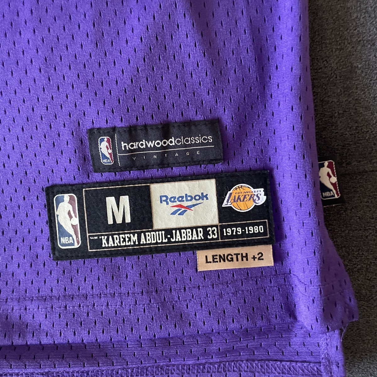 Los Angeles Lakers Kareem Abdul-Jabbar Hardwood Classic Jersey
