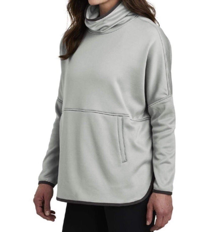 The North Face Ladies Size M Canyon Flats Stretch Poncho Women’s Pullover Gray  thumbnail 2