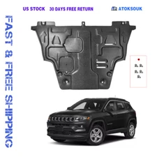 Thick Engine Splash Shield For Jeep COMPASS 2017-2021 Front Engine Guard Hard